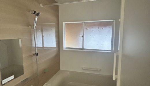 お風呂のリフォーム工事を行いました