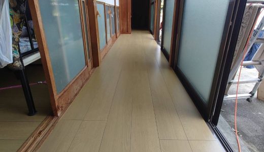 畳をフローリングにする工事を行いました