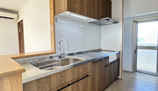 キッチン取替工事を行いました