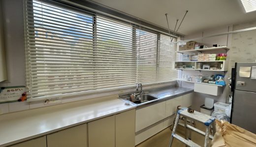ブラインドを取り付けました