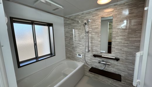 城山町でユニットバスの入替工事を行いました