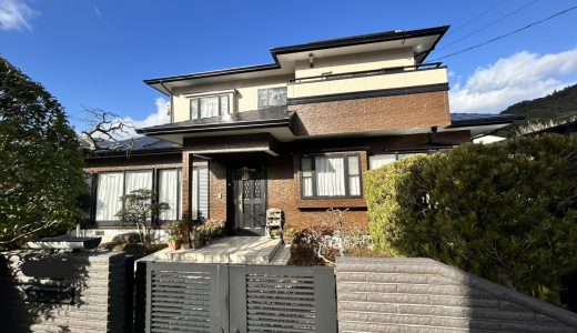 江迎町で屋根・外壁塗装工事を行いました