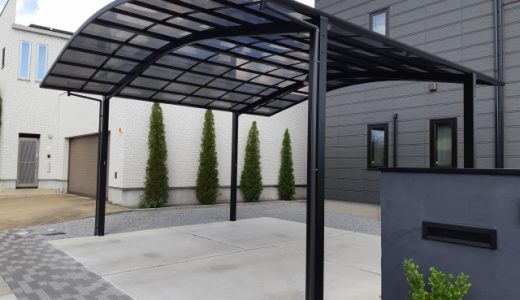 佐世保市黒髪町でカーポートの設置工事を行いました　